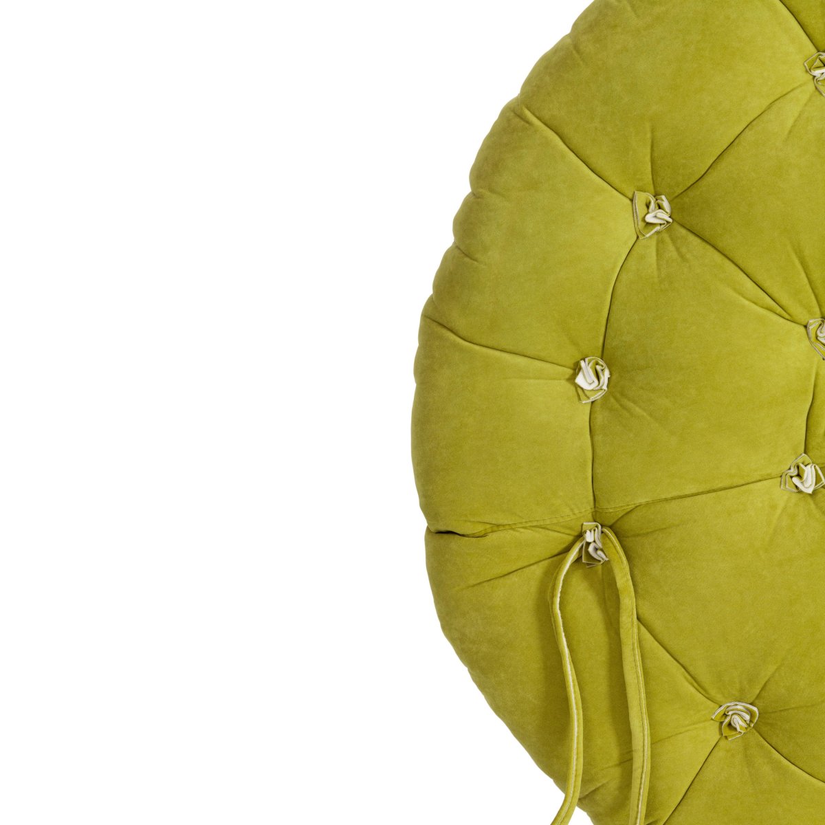 Матрац для кресла Папасан/Papasan (23/01) флок, олива, 23, 125х125х15см фото 9