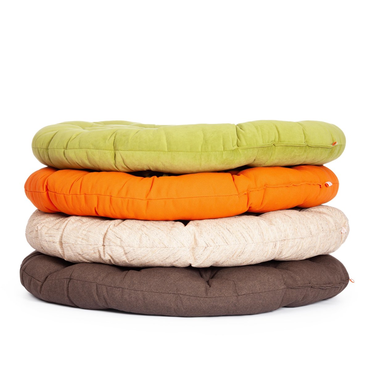 Матрац для кресла Папасан/Papasan (23/01) флок, олива, 23, 125х125х15см фото 11