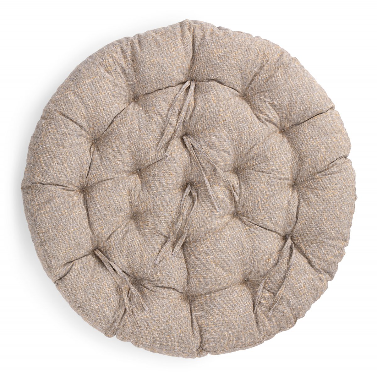 Матрац для кресла Папасан/Papasan (23/01) рогожка, меланж, 125х125х15см фото 2