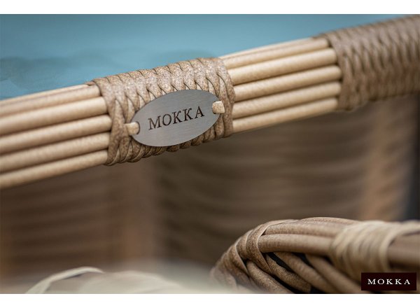 MOKKA MAJORCA стол обеденный, цвет соломенный