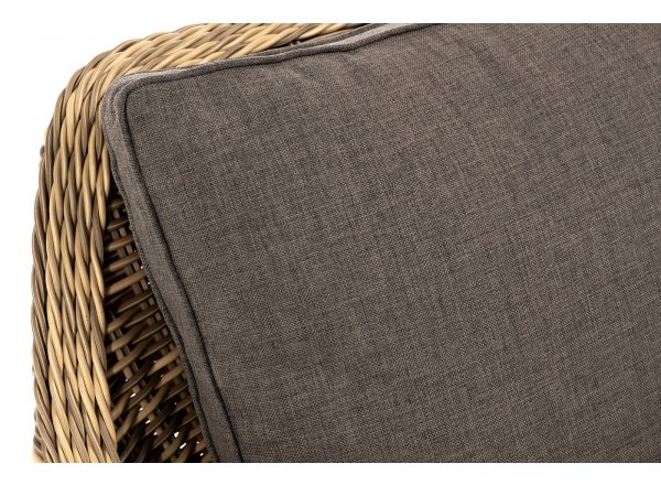 Кресло Прованс из искусственного ротанга, цвет соломенный фото 2