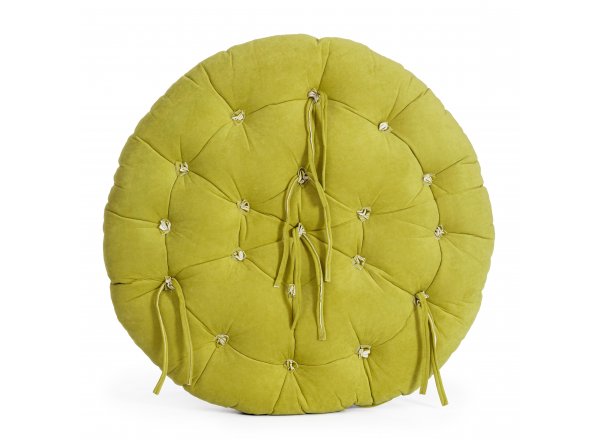 Матрац для кресла Папасан/Papasan (23/01) флок, олива, 23, 125х125х15см фото 2