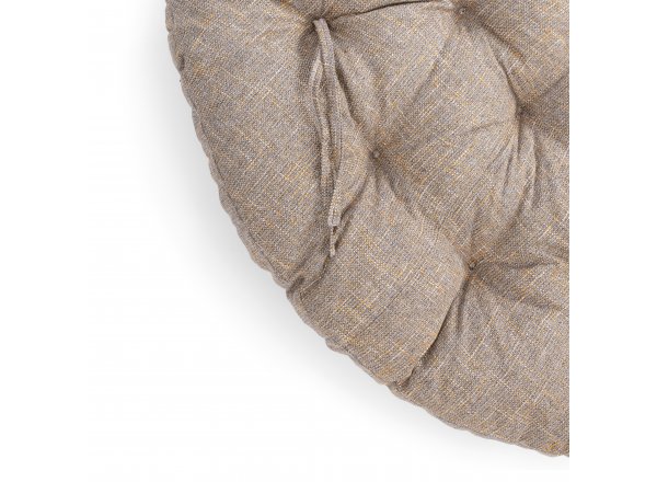 Матрац для кресла Папасан/Papasan (23/01) рогожка, меланж, 125х125х15см
