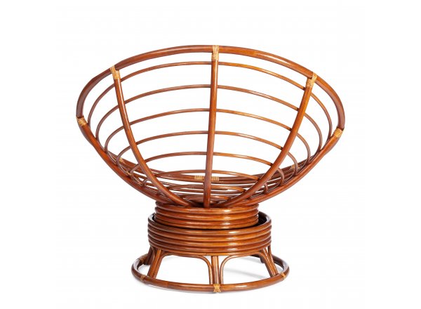 Кресло-качалка Папасан/Papasan (W 23/01 B) /без подушки/ 115х78х104см, пекан орех фото 4