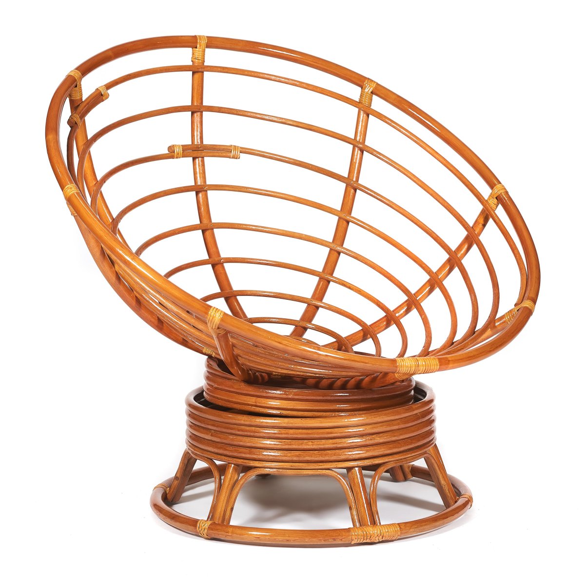 Кресло-качалка PAPASAN без подушки 115х78х104 см, Cognac коньяк
