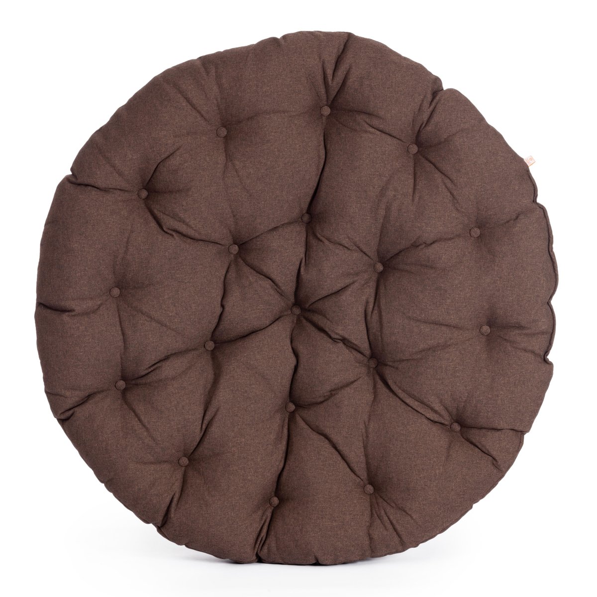 Матрац для кресла Папасан/Papasan (23/01) ткань, коричневый, 3м7-147, 125х125х15см