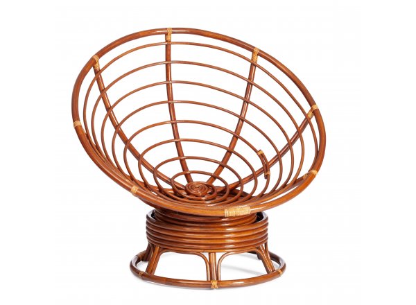 Кресло-качалка Папасан/Papasan (W 23/01 B) /без подушки/ 115х78х104см, пекан орех
