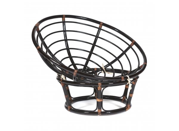Кресло Папасан/Papasan (23/01 W) /без подушки/ 115х101х104см, античный черно-коричневый