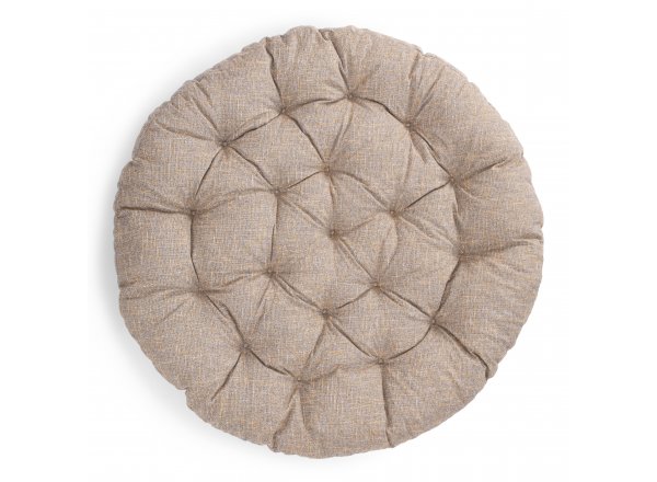 Матрац для кресла Папасан/Papasan (23/01) рогожка, меланж, 125х125х15см